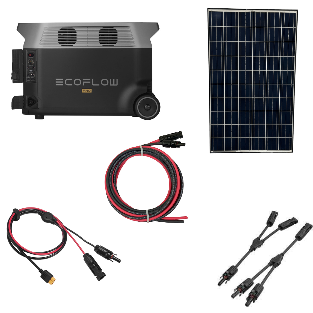 EcoFlow Delta Pro 3600WH w/1.5KW Solar Panels Kit